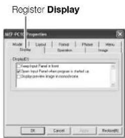CASIO MEP-PC10 - ■ Display-Einstellungen konfi gurieren - 1