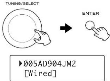 TUNING/SELECT ENTER ►005AD904JM2 [Wired]