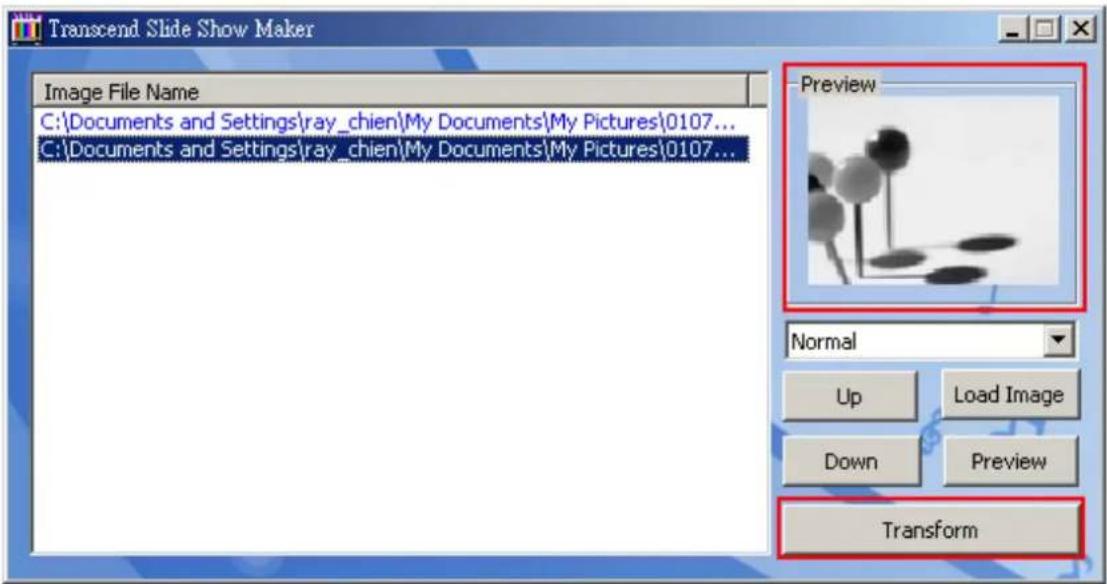 TRANSCEND T.sonic 820 - Slideshow Maker - 3