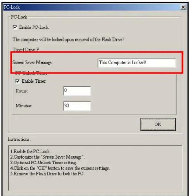 TRANSCEND T.sonic 820 - PC-Lock Function for Windows® Me, 2000 and XP - 3