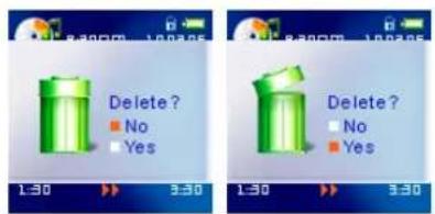 TRANSCEND T.sonic 820 - Delete a file in the PHOTO Mode - 1