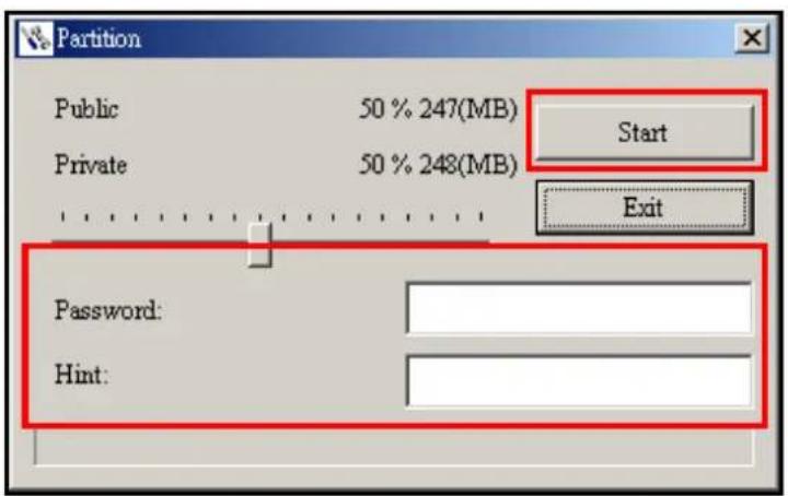 TRANSCEND T.sonic 820 - Enable the Security Function in Windows® Me, 2000 and XP - 3
