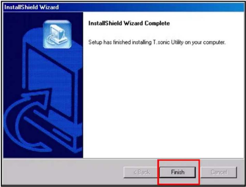 TRANSCEND T.sonic 820 - Installing the T.sonic Utility Program - 2