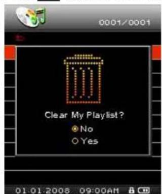 TRANSCEND T sonic 850 - ■ Removing a Song from My Playlist - 9