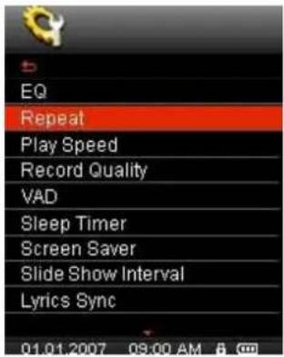 TRANSCEND T sonic 850 - Repeat Mode - 1