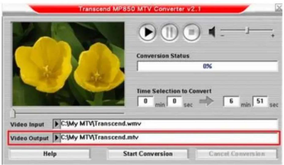 TRANSCEND T sonic 850 - Transcend MTV Converter - 3