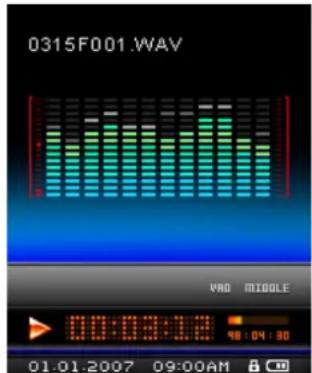 TRANSCEND T sonic 850 - Playing Voice or FM Recordings - 2