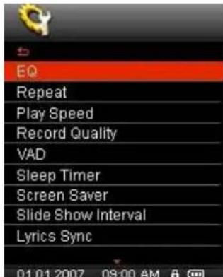 TRANSCEND T sonic 850 - Equalizer (EQ) Mode - 1