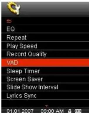 TRANSCEND T sonic 850 - VAD (Voice Activity Detection) - 4