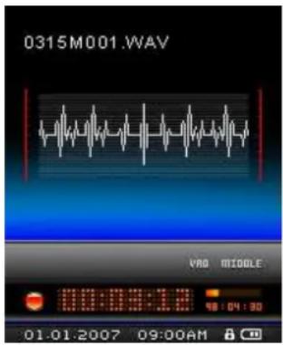 TRANSCEND T sonic 850 - Making Voice Recordings With the Built-In Microphone - 1