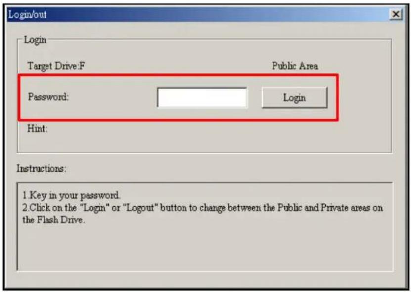 TRANSCEND T sonic 850 - Log In / Log Out - 2