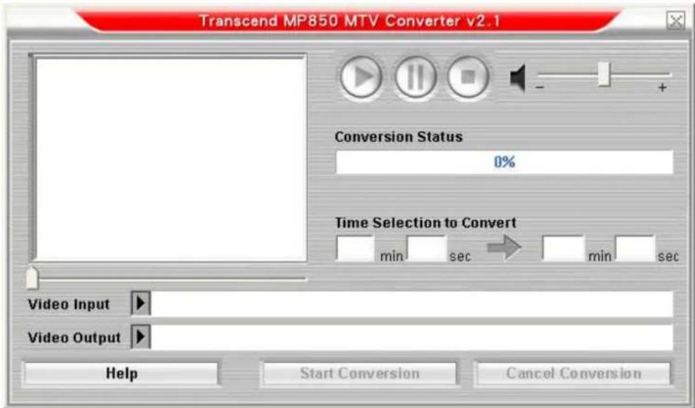TRANSCEND T sonic 850 - Transcend MTV Converter - 1