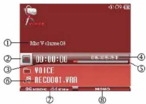 TEAC MP-450 - Aufnahmefenster - 1