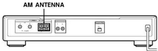 SONY ST-SB920QS - Aansluiten van de AM antenne(s) - 1