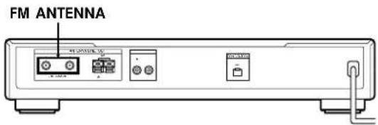 SONY ST-SB920QS - Collegamento dell'antenna FM - 1