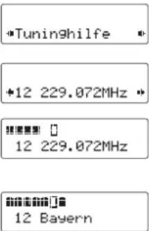 Tuninghilfe 12 229.072MHz 12 229.072MHz 12 Bayern