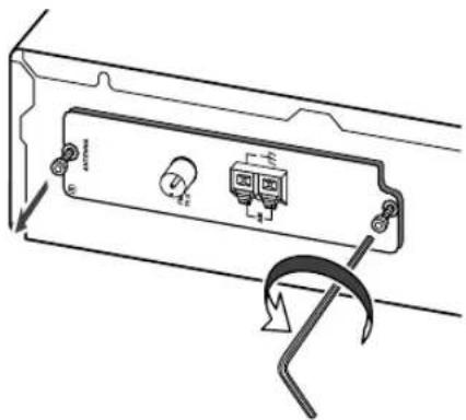 ONKYO T-4555 DAB - Einbau einer Platine - 1