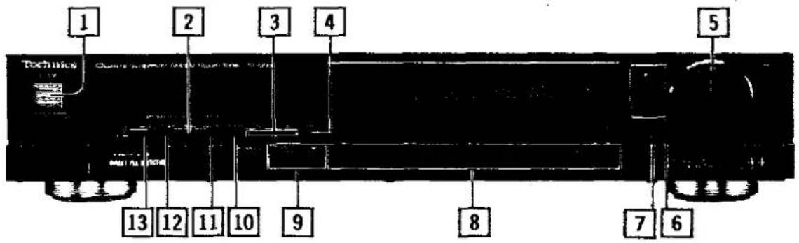 1 2 3 4 5 Technics Circuit board 13 12 11 10 9 8 7 6