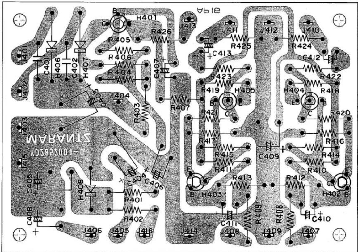 H401 R426 J413 J411 R425 C413 J412 J410 R424 C412 R422 H404 R418 E C R420 R416 R414 R410 E B H403 R413 R412 H402 B C410 C411 J409 J407 J406 J405 J416 C408 C405 H408 H407 H407 R405 R406 R404 M J403 J402 J401 R402 R401 R406 AOS82S00.1-0