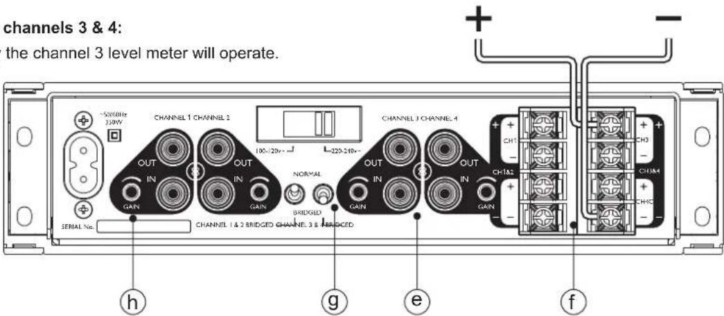 Audica Microplus - To bridge channels 3 & 4: - 1