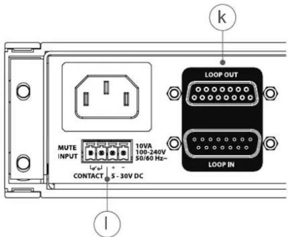 Audica Multizone - j) RS-232 control input - 1