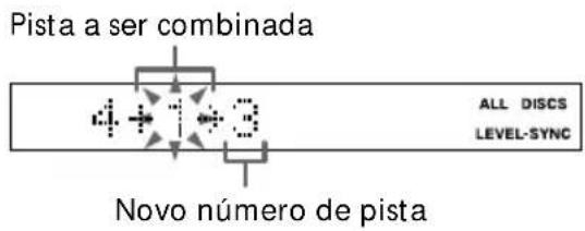 Pista a ser combinada 4+1+3 ALL DISCS LEVEL-SYNC Novo número de pista