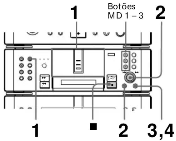 Botões MD 1 - 3 1 2 3,4