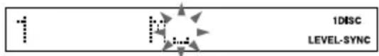 ↑ ↑ 1DISC LEVEL-SYNC