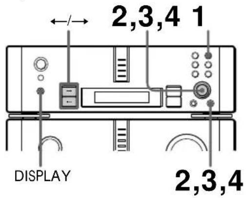 2,3,4 1 DISPLAY 2,3,4