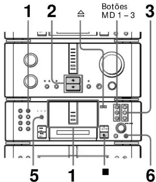Botões MD 1 - 3 1 2 3 5 1 6