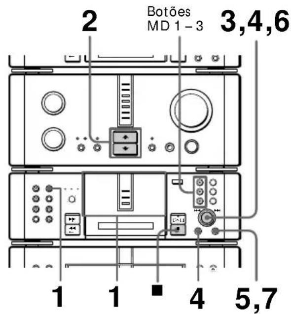 2 Botões MD 1 - 3 3,4,6 1 1 4 5,7