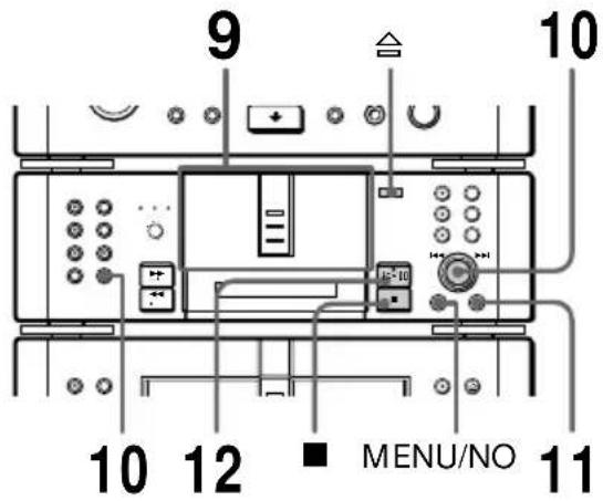 9 10 10 12 ■ MENU/NO 11