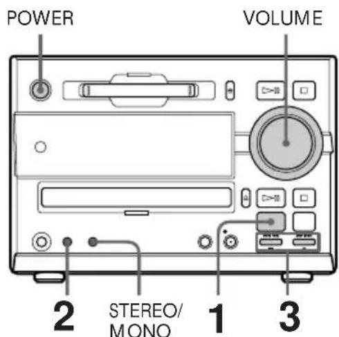 POWER VOLUME 2 STEREO/ MONO 1 3