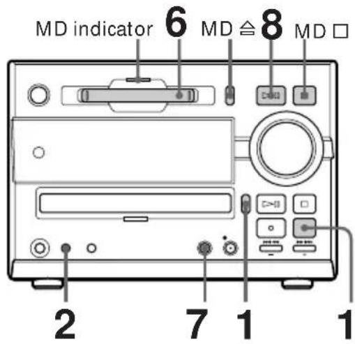 SONY DHC0-MD313 - Favoriete CD- muziekstukken op een MD opnemen - 1