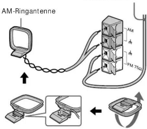 AM-Ringantenne AM h h FM 75Ω