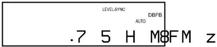 LEVEL-SYNC AUTO DBFB .7 5 H M8FM z