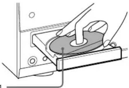 SONY DHC0-MD313 - Legen Sie eine bespielbare MD ein. - 2