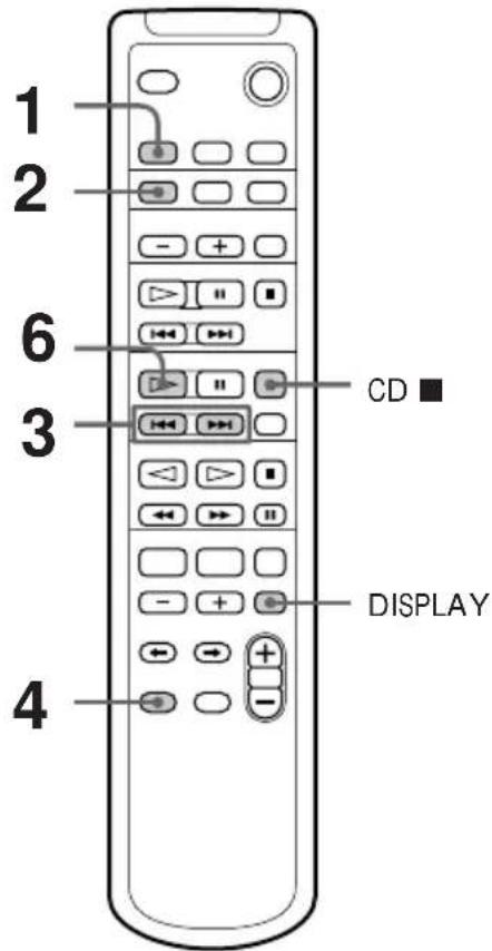 1 2 6 3 CD ■ DISPLAY 4