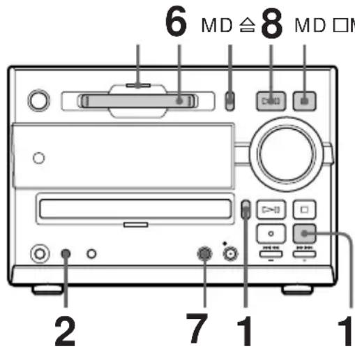 SONY DHC0-MD313 - Aufnehmen bestimmter CD-Titel auf einer MD - 2