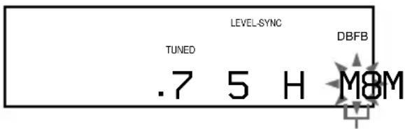 LEVEL-SYNC TUNED .7 5 H M8M DBFB