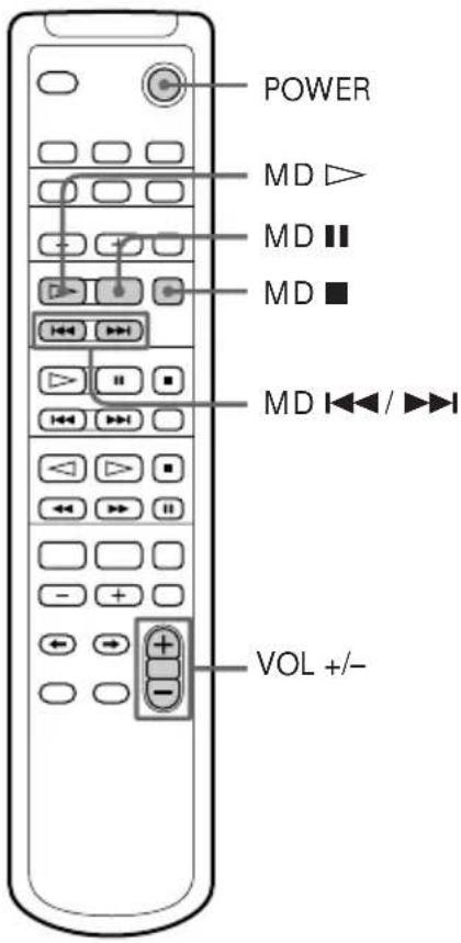 SONY DHC0-MD313 - Wiedergeben einer MD - 2