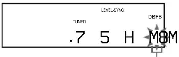 LEVEL-SYNC TUNED .7 5 H M8M DBFB