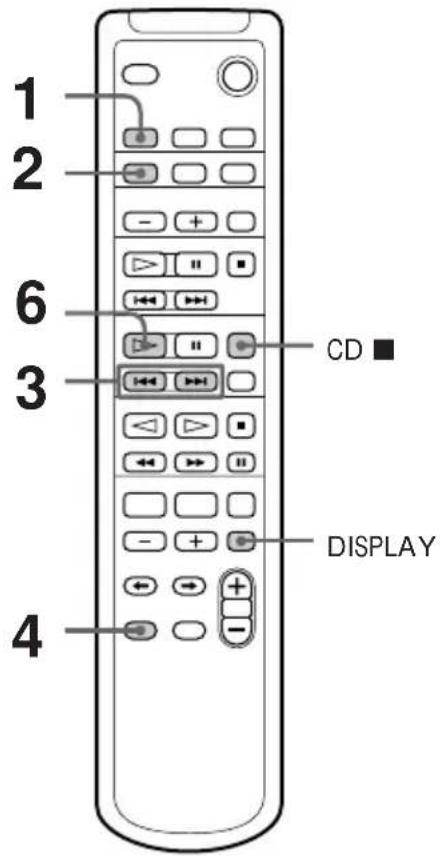 1 2 6 3 CD ■ DISPLAY 4