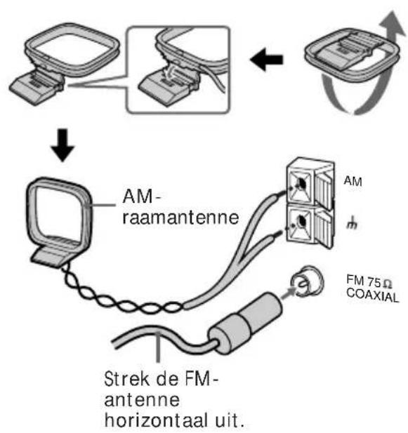 SONY DHC0-MD313 - Sluit ook de luidsprekers aan. - 2