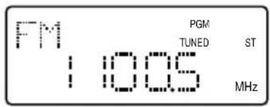 FM PGM TUNED ST 100s MHz