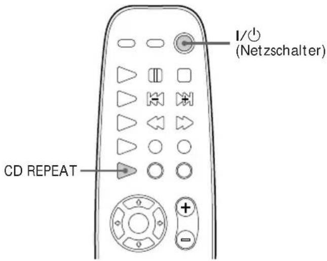 I/○ (Netzschalter) CD REPEAT