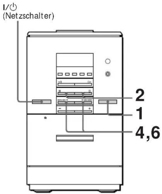 I/O (Netzschalter) 2 1 4,6