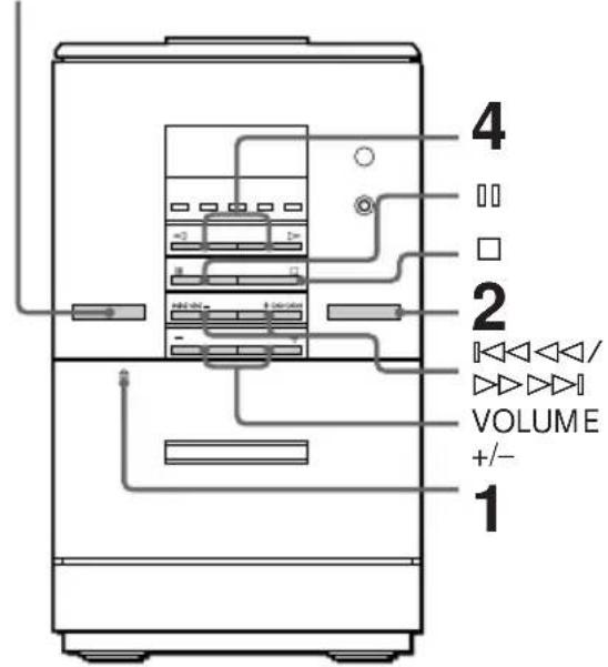 SONY CM-ED1 - Wiedergeben einer Kassette - 1