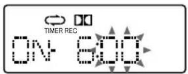 TIMER REC ON- 8:00