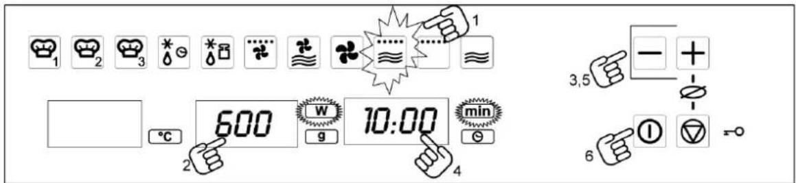 1 2 3 4 5 6 7 8 9 10 min 600 W g 10:00 °C 2 3 4 5 6 7 8 9 10 11 12 13 14 15 16 17 18 19 20 21 22 23 24 25 26 27 28 29 30 31 32 33 34 35 36 37 38 39 40